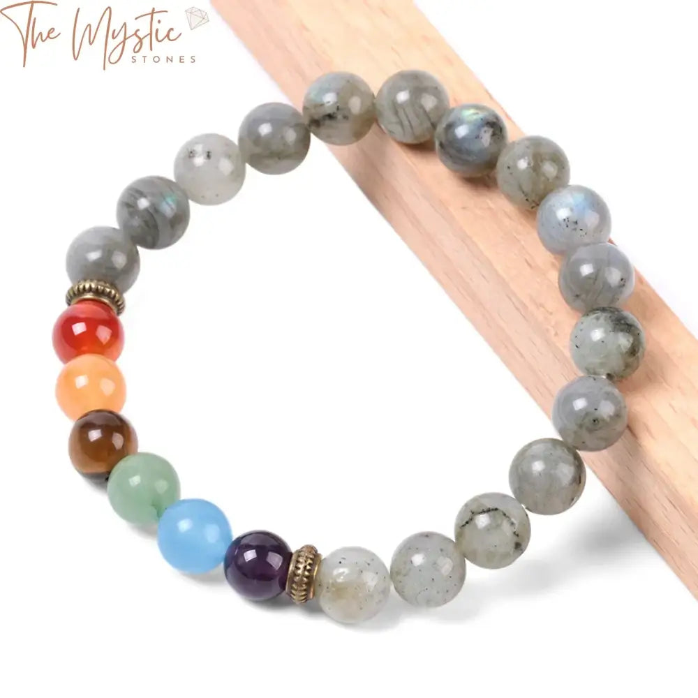 Spectrolite Labradorite Chakra Bracelet