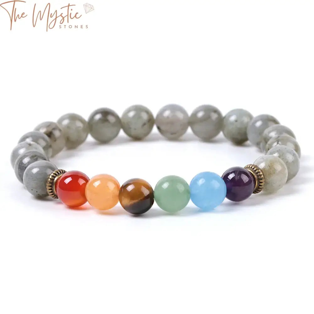 Spectrolite Labradorite Chakra Bracelet