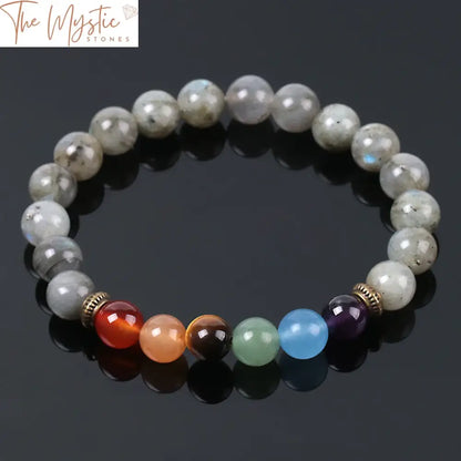 Spectrolite Labradorite Chakra Bracelet