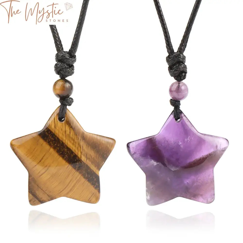 Star Crystal Healing Necklace