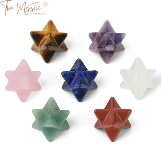 Star Crystal Merkaba Natural Stone