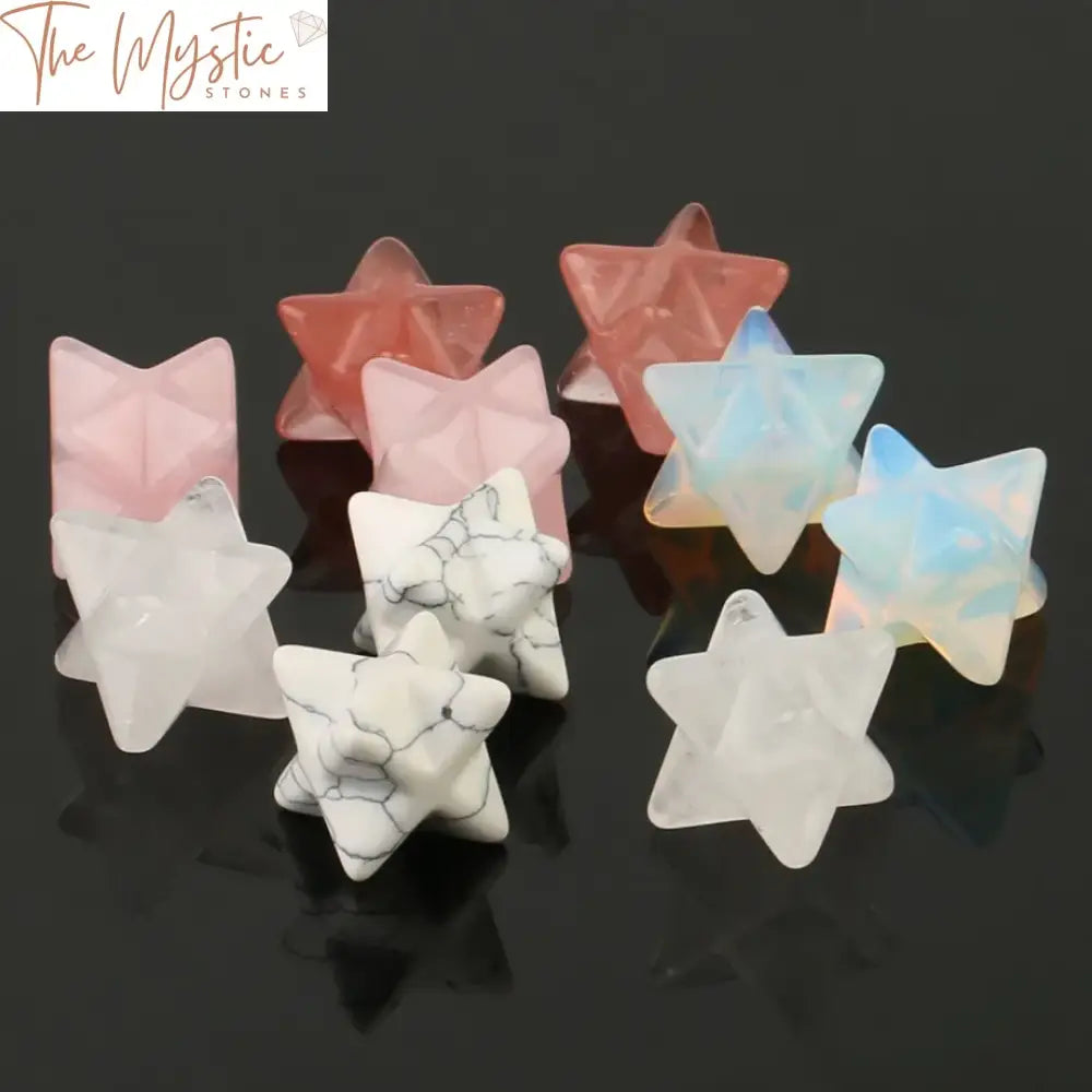 Star Crystal Merkaba Natural Stone