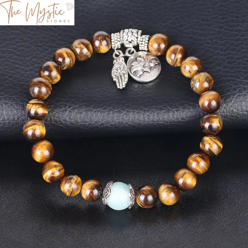 Tiger Eye & Amazonite Healing Bracelet