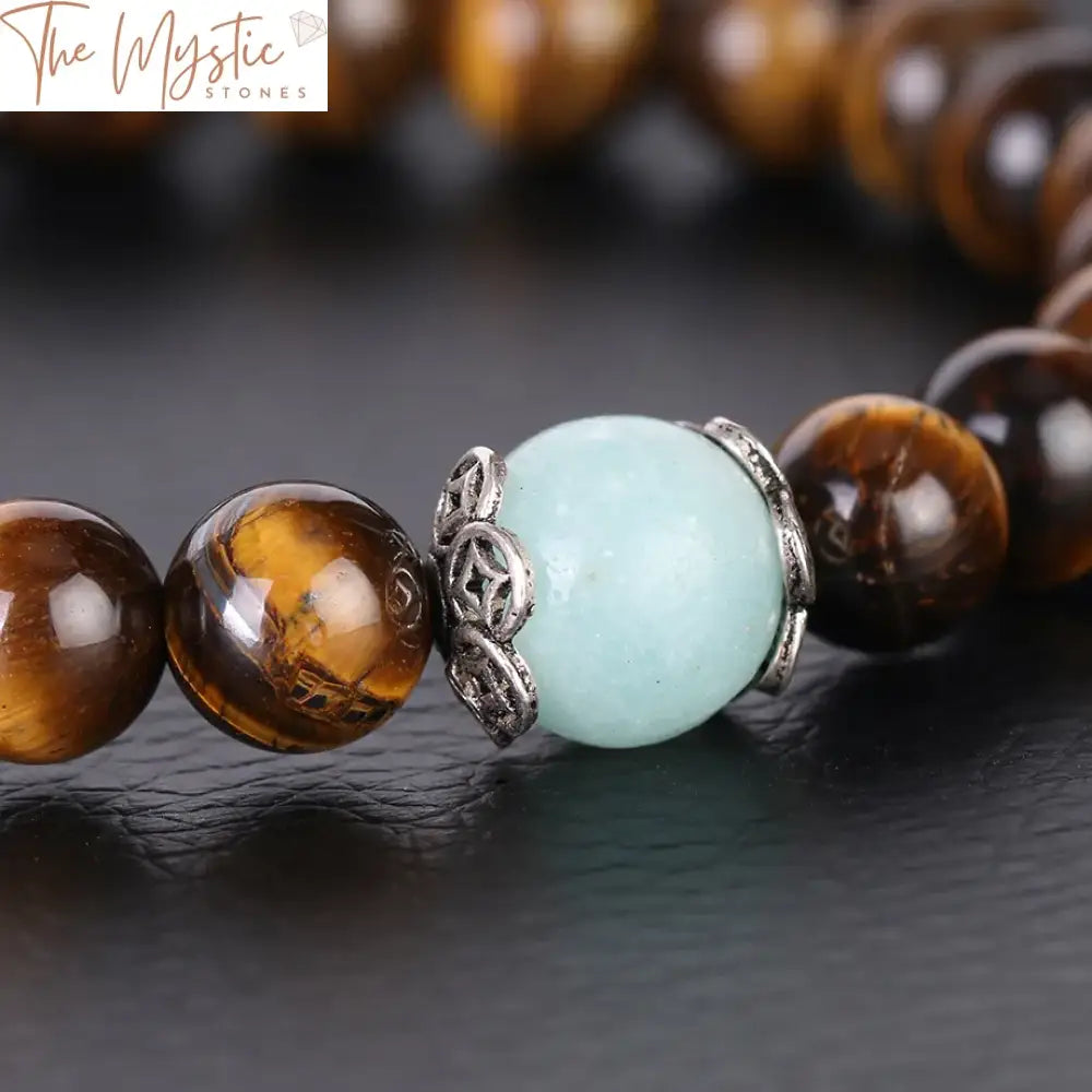 Tiger Eye & Amazonite Healing Bracelet