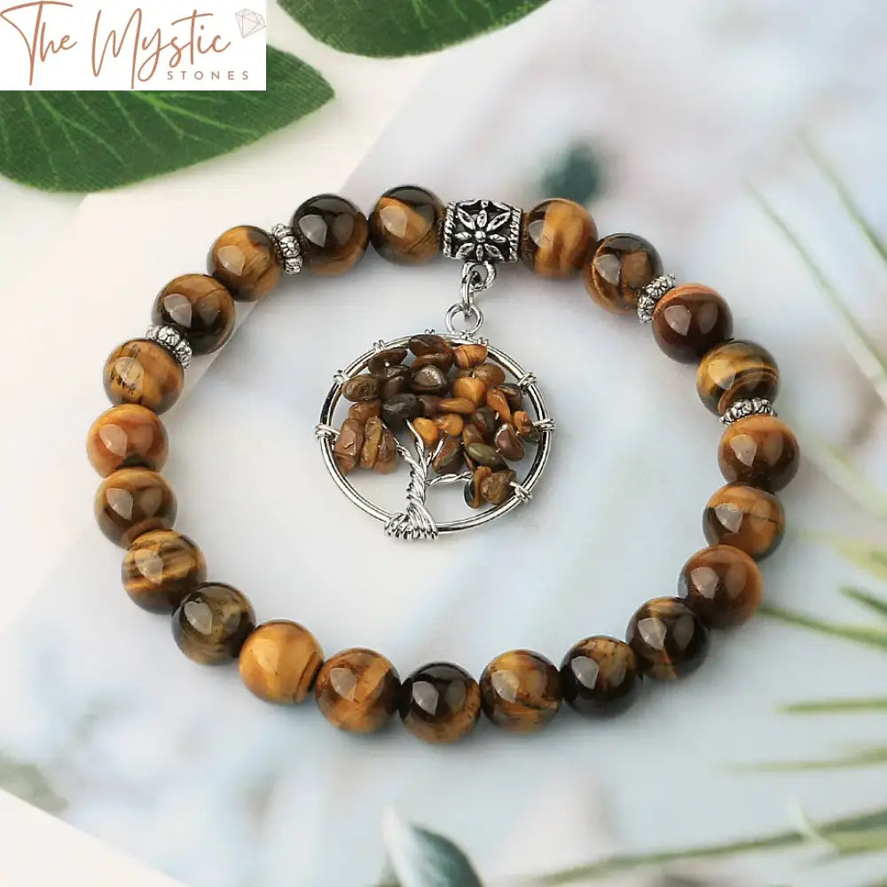 Tiger Eye Chakra Healing Bracelet