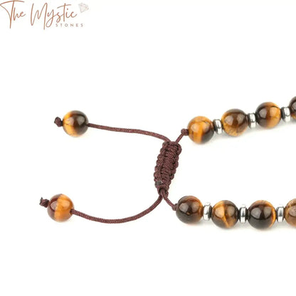 Tiger Eye & Chakra Tree Of Life Beaded Necklace