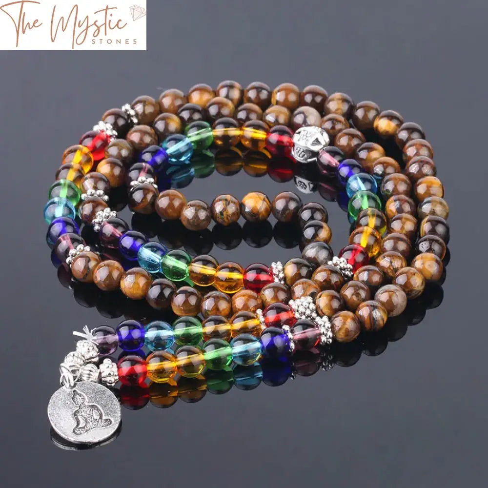 Tiger Eye Multilayer Mala Bracelet