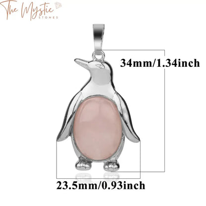 Tiger Eye Penguin Pendant