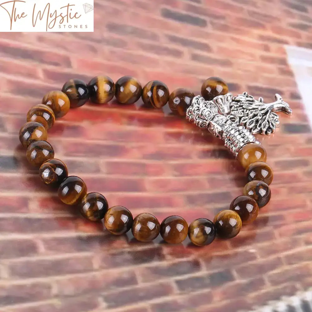 Tiger Eye Tree Of Life Healing Bracelet