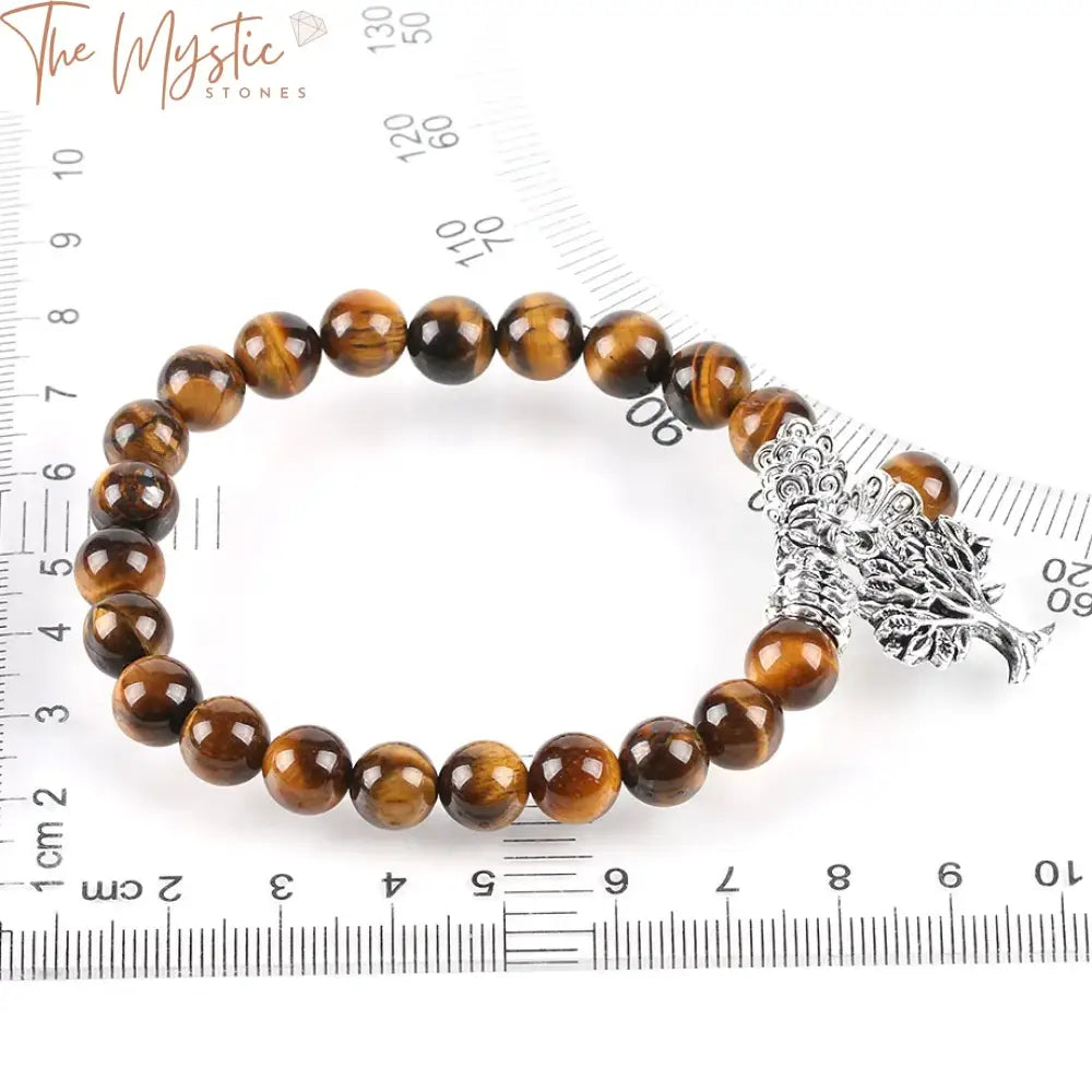 Tiger Eye Tree Of Life Healing Bracelet