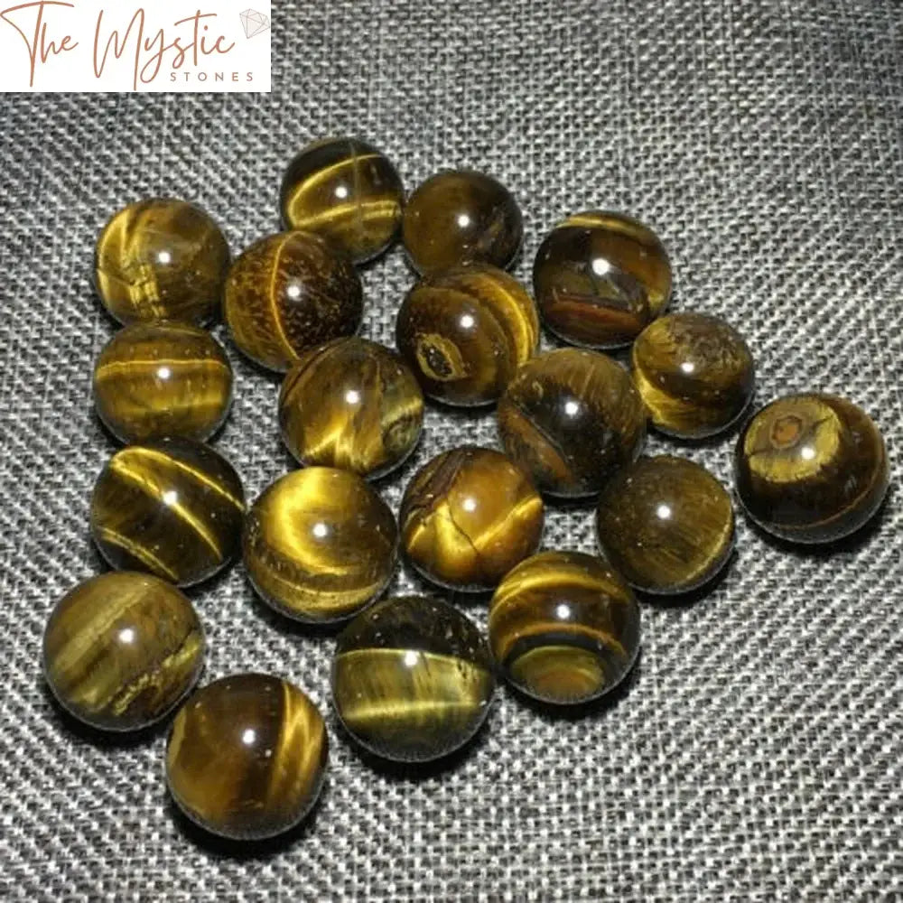 Tiger’s Eye Jasper Crystal Spheres 25Mm - Set Of 5