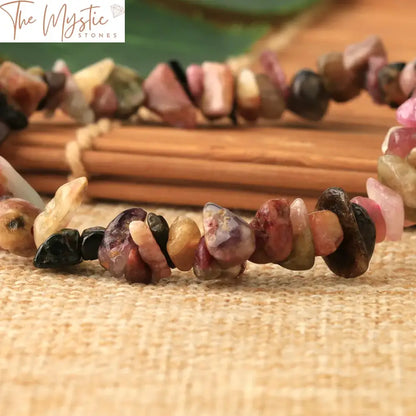 Tourmaline Crystal Bead Bracelet