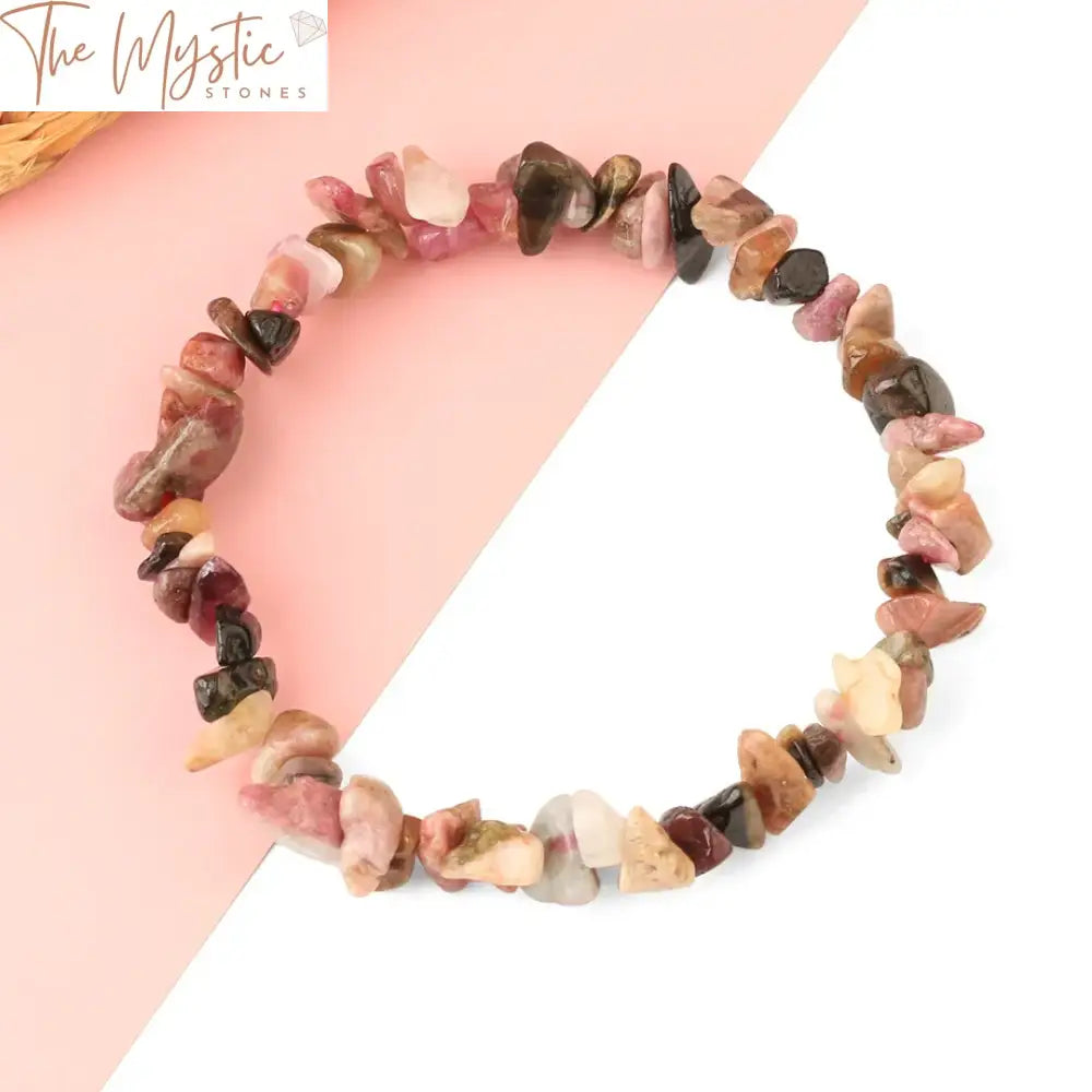 Tourmaline Crystal Bead Bracelet