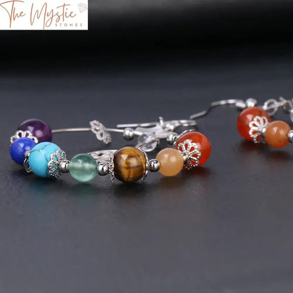 Tree Of Life Chakra Drop Earrings