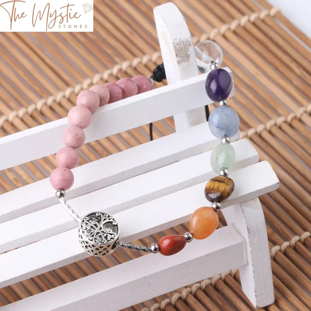 Tree Of Life Chakra Stone Bracelet