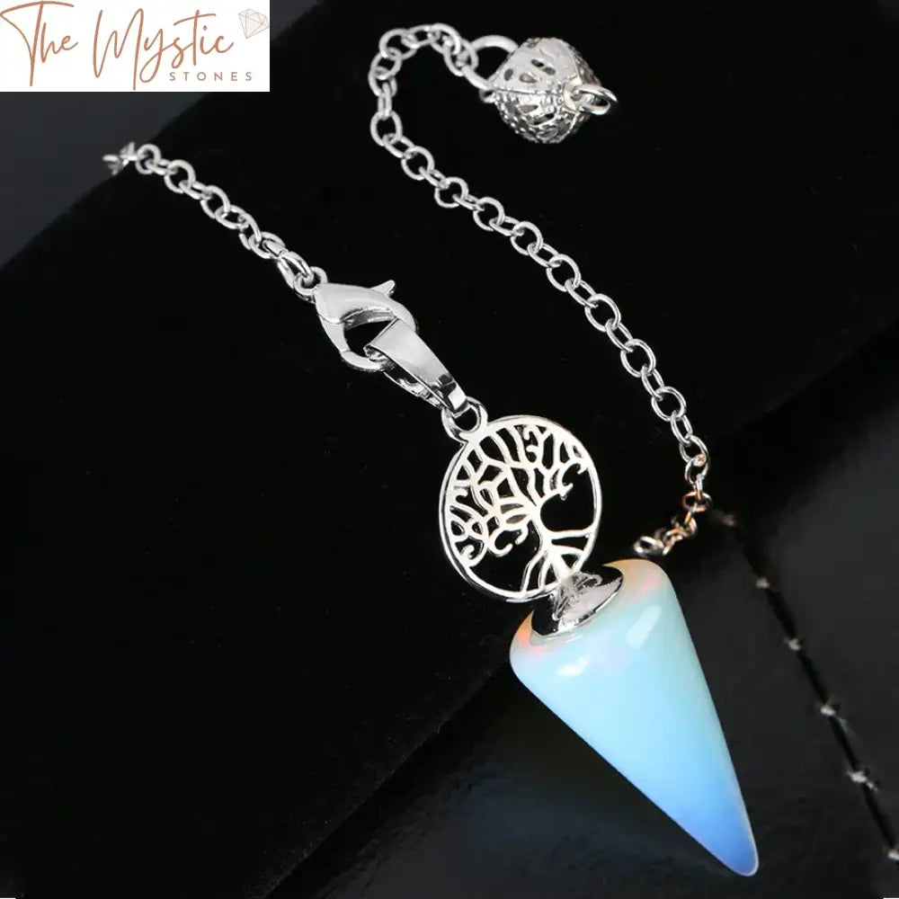 Tree Of Life Crystal Dowsing Pendulum