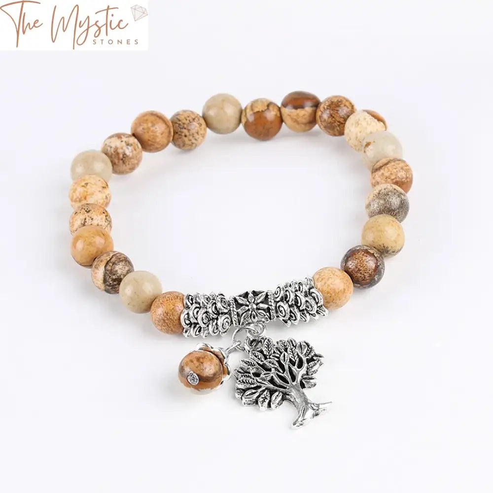 Tree Of Life Gemstone Bracelet