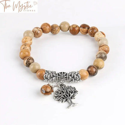 Tree Of Life Gemstone Bracelet