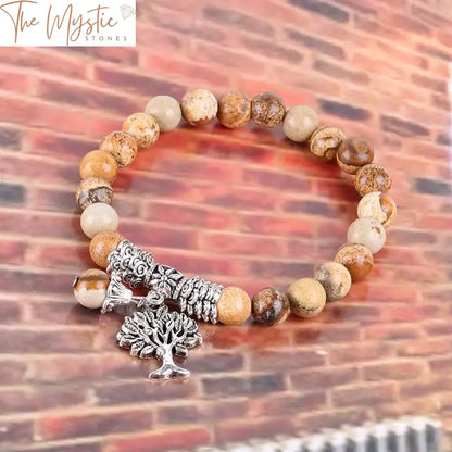 Tree Of Life Gemstone Bracelet