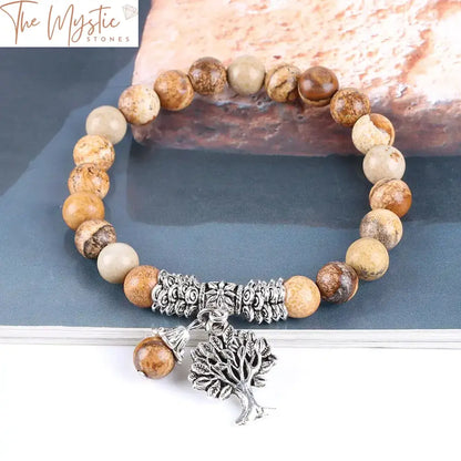 Tree Of Life Gemstone Bracelet