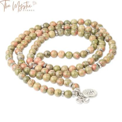 Tree Of Life Gemstone Mala Bracelet