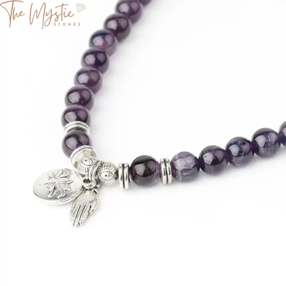 Tree Of Life Gemstone Mala Bracelet