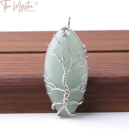 Tree Of Life Gemstone Necklace