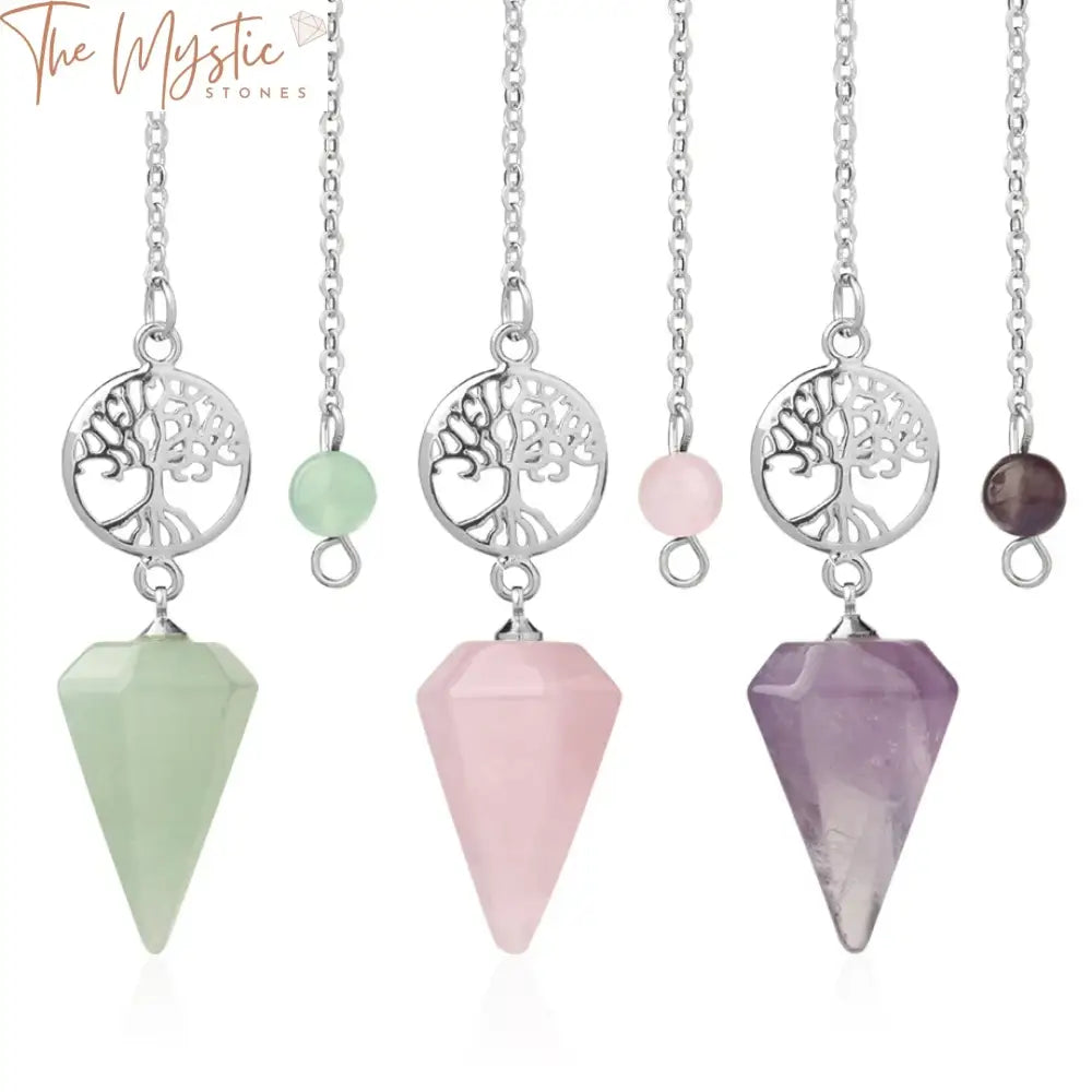 Tree Of Life Natural Stone Pendulum