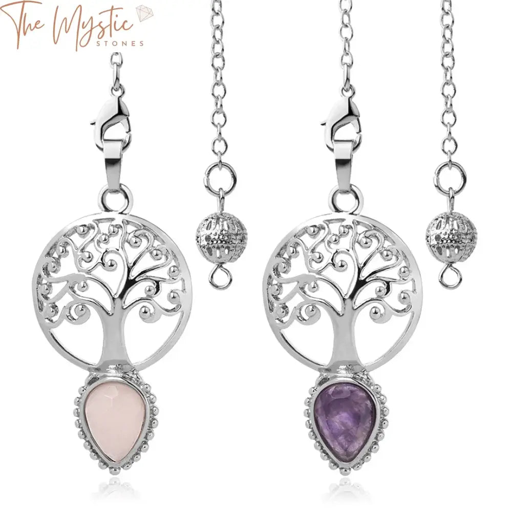 Tree Of Life Natural Stone Pendulum