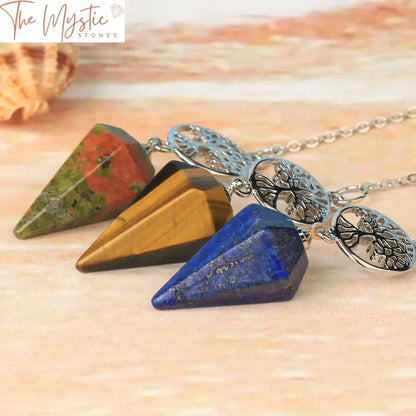 Tree Of Life Natural Stone Pendulum