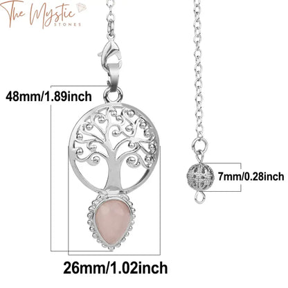 Tree Of Life Natural Stone Pendulum