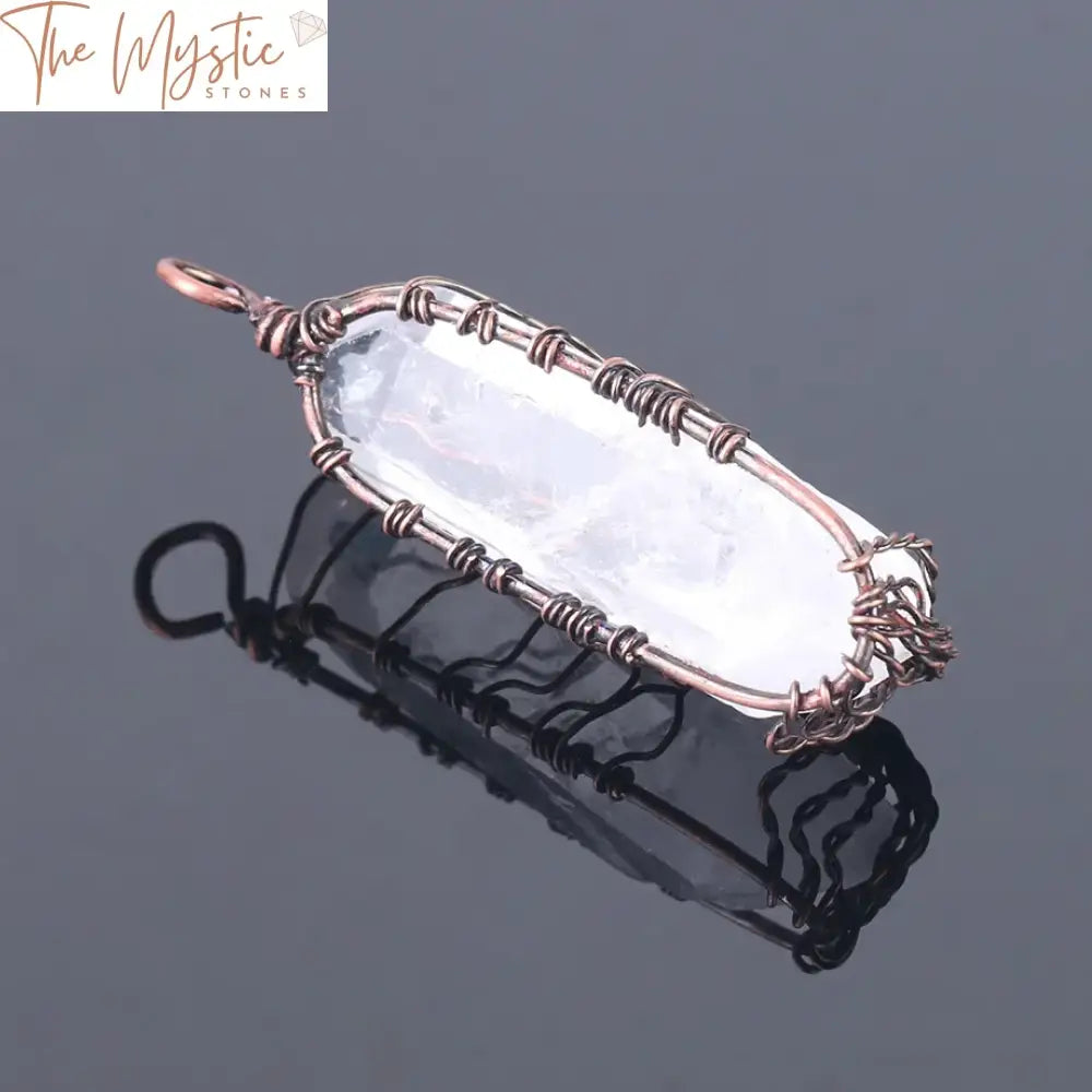 Tree Of Life Quartz Crystal Pendant