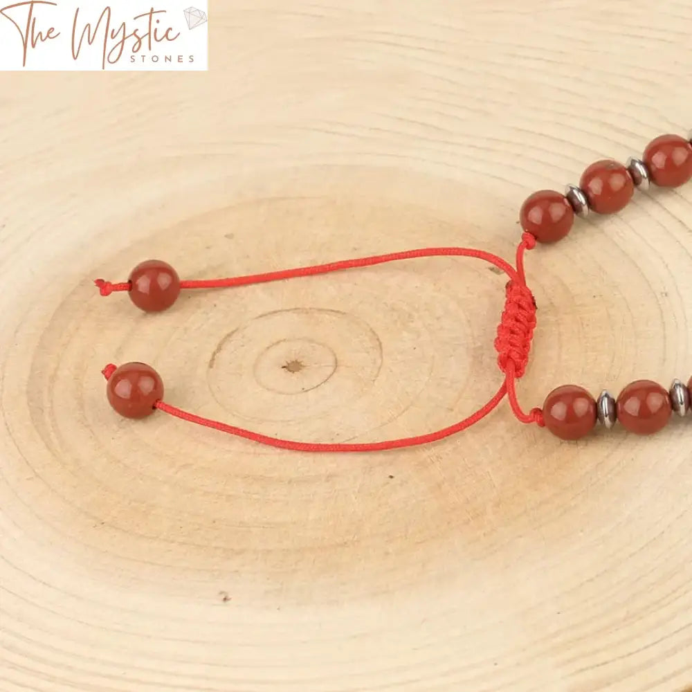 Tree Of Life Red Jasper Chakra Necklace