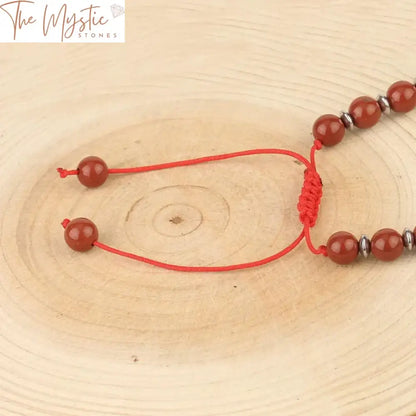 Tree Of Life Red Jasper Chakra Necklace