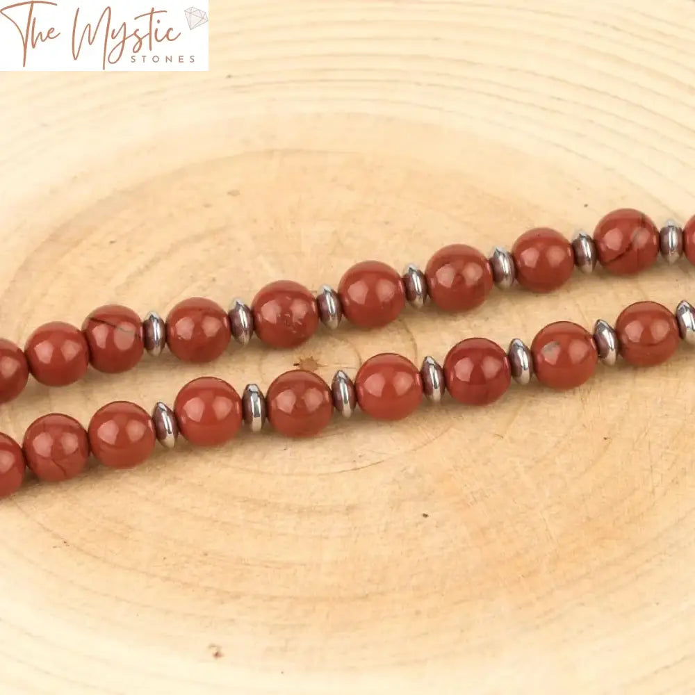 Tree Of Life Red Jasper Chakra Necklace