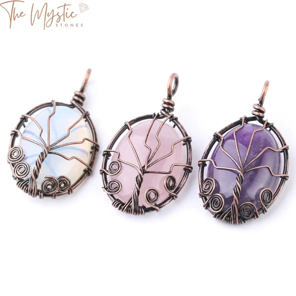 Tree Of Life Vintage Wire-Wrapped Pendant