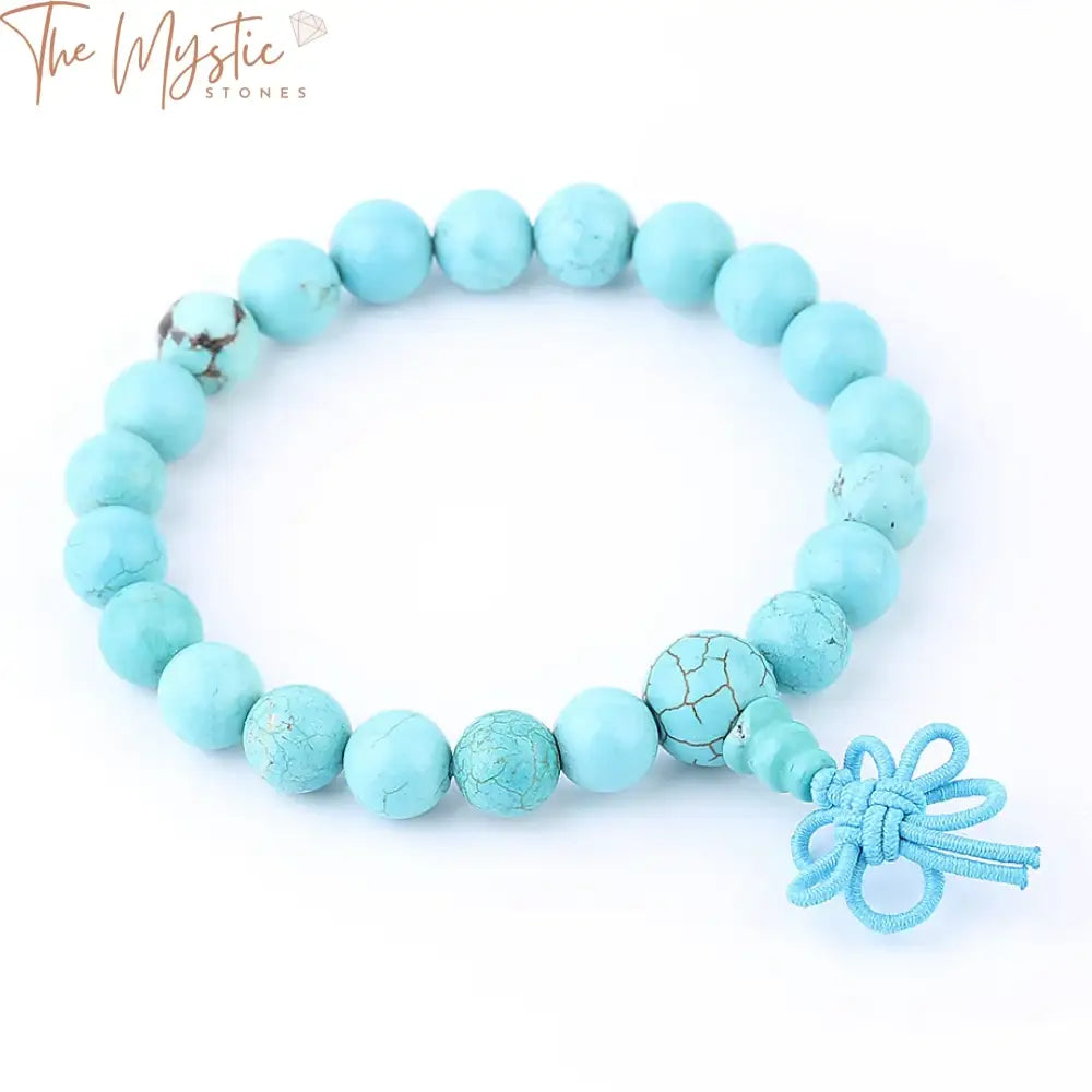 Turquoise Chakra Knot Bracelet