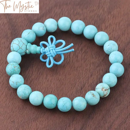 Turquoise Chakra Knot Bracelet