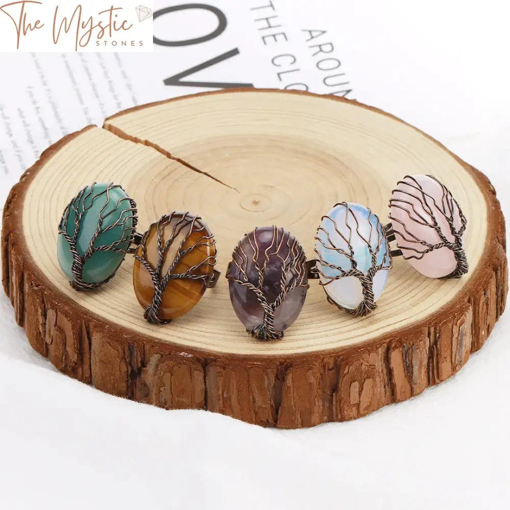 Vintage Tree Of Life Adjustable Ring