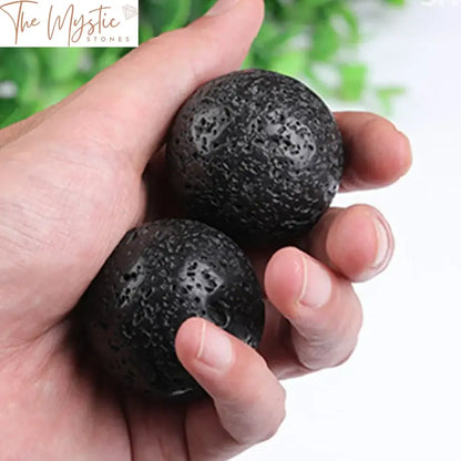 Volcanic Rock Reiki Healing Sphere 40Mm