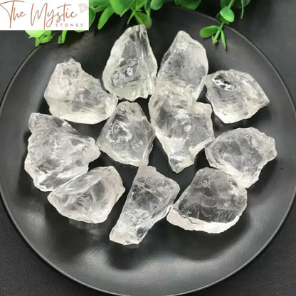 White Clear Crystal Rough Specimen - 100G