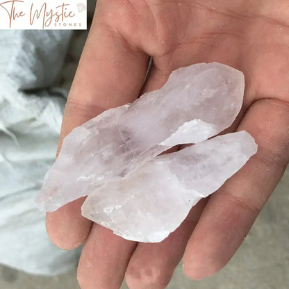 White Crystal Quartz Energy Wand