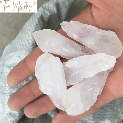 White Crystal Quartz Energy Wand