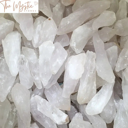 White Crystal Quartz Energy Wand