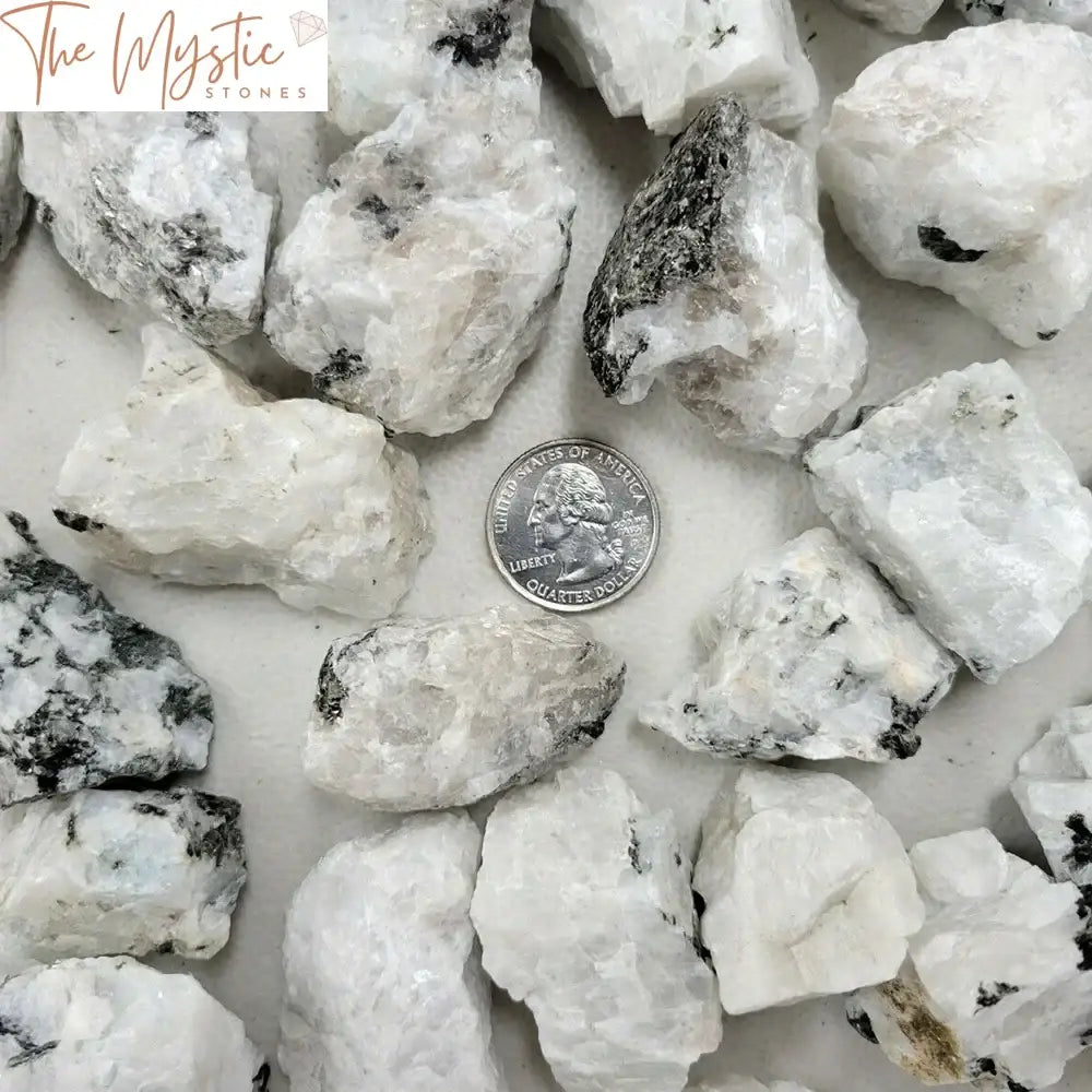 White Moonstone Raw Bulk