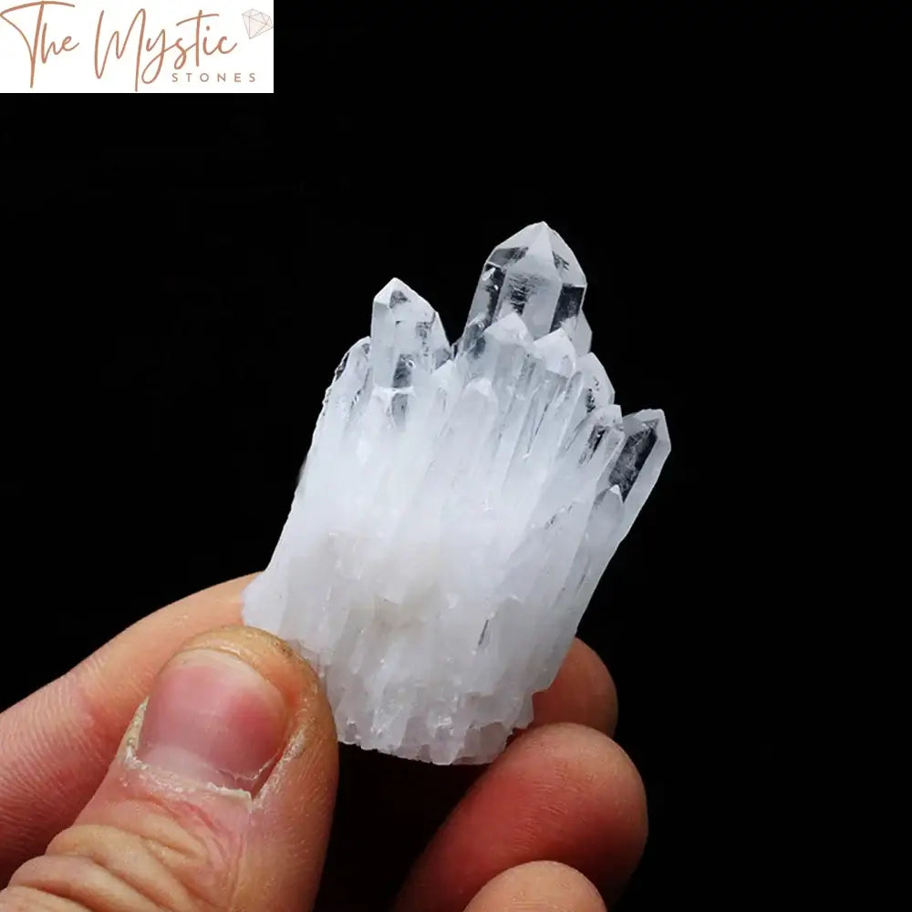 White Quartz Crystal Cluster Geode