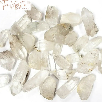 White Quartz Crystal Points - Bulk Reiki Healing Set