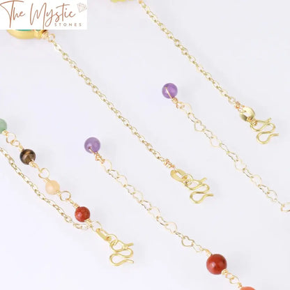 Women’s Healing 7 Chakra Adjustable Crystal Bracelet