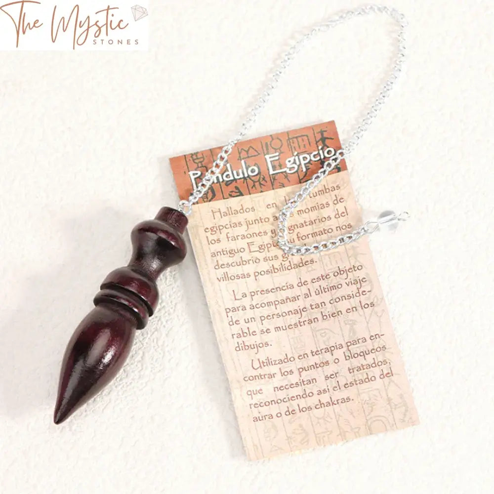 Wooden Spiritual Pendulum For Wicca And Divination