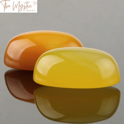 Yellow Onyx Oval Cabochon 20X30Mm